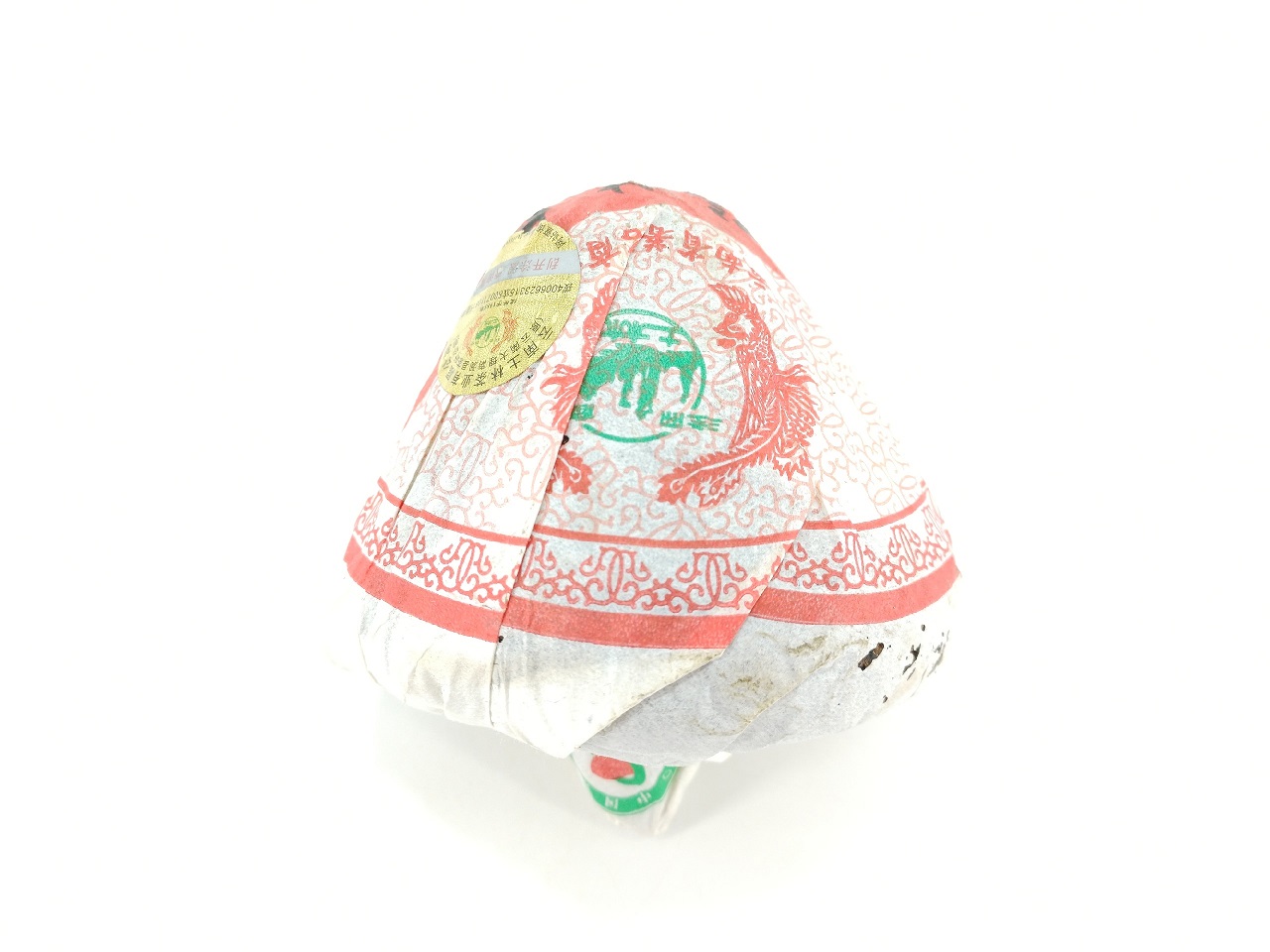 Pressed Rip Pu-erh Tea - Шу пуэр 2012 г. "Улянь Шань" марки "Тулинь" гриб 250 г