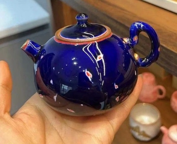 Ceramic teapot from Jingdezhen, Jiangxi "Ocean", 185 ml.. Price: ₽17,330 rub.