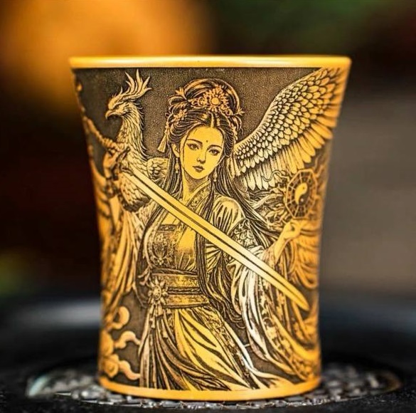 Handcrafted designer bowl "Predestination", 35 ml | 茶杯. Price:  rub.