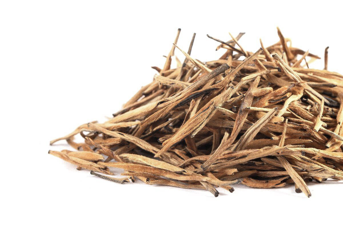 Red tea Dian hong jin zhen (Golden Needles)