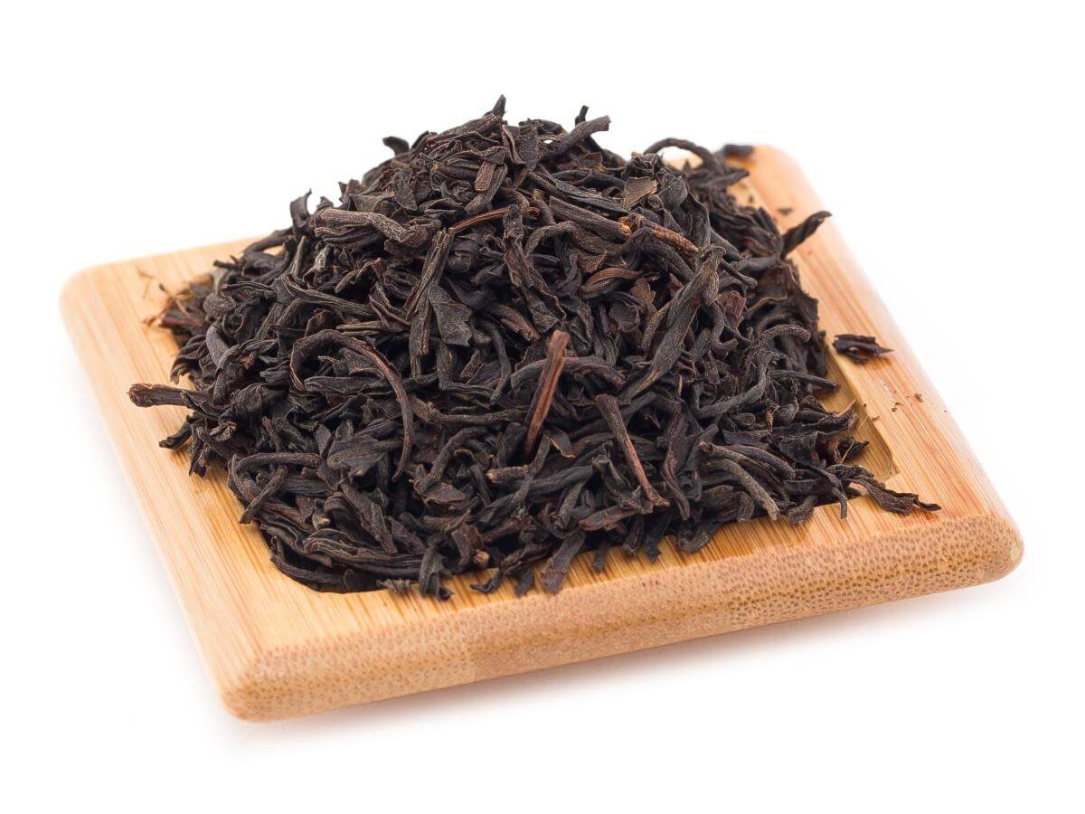 Indian and Ceylon Tea - Black large leaf tea from the plantations of the city of Gurue in the province of Zambezia, Mozambique
