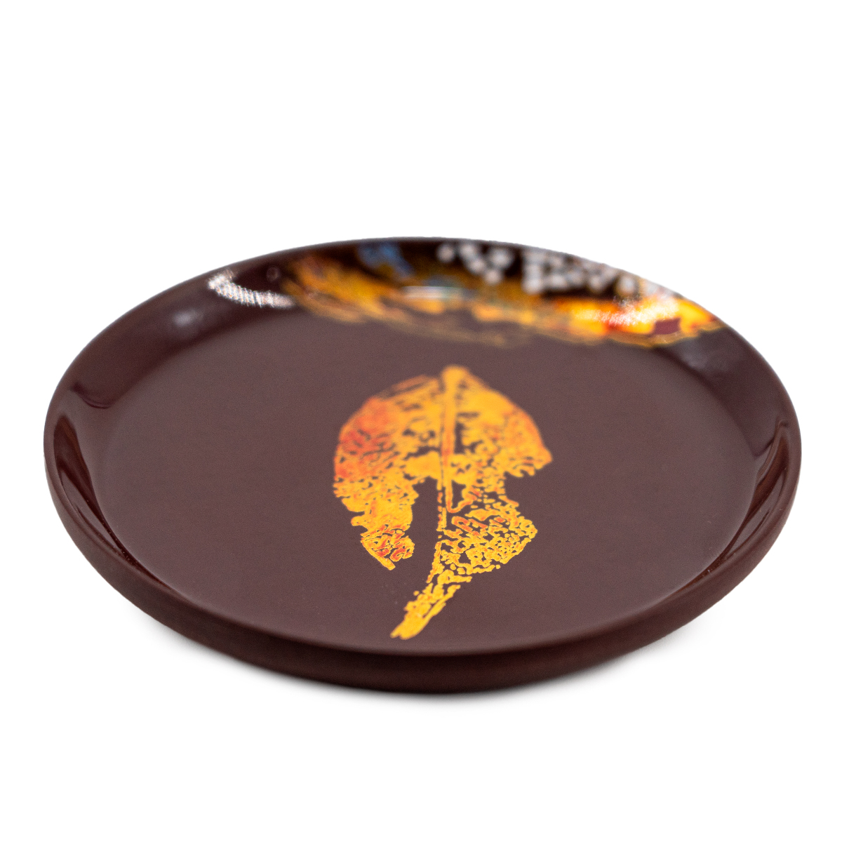 Teapot or bowl stand "Burgundy Leaf". Price: ₽1,610 rub.