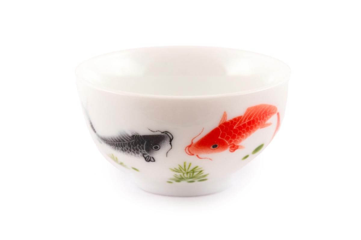 Пиала керамическая "Благородные карпы", 50 мл. | 茶杯. Price: ₽340 rub.