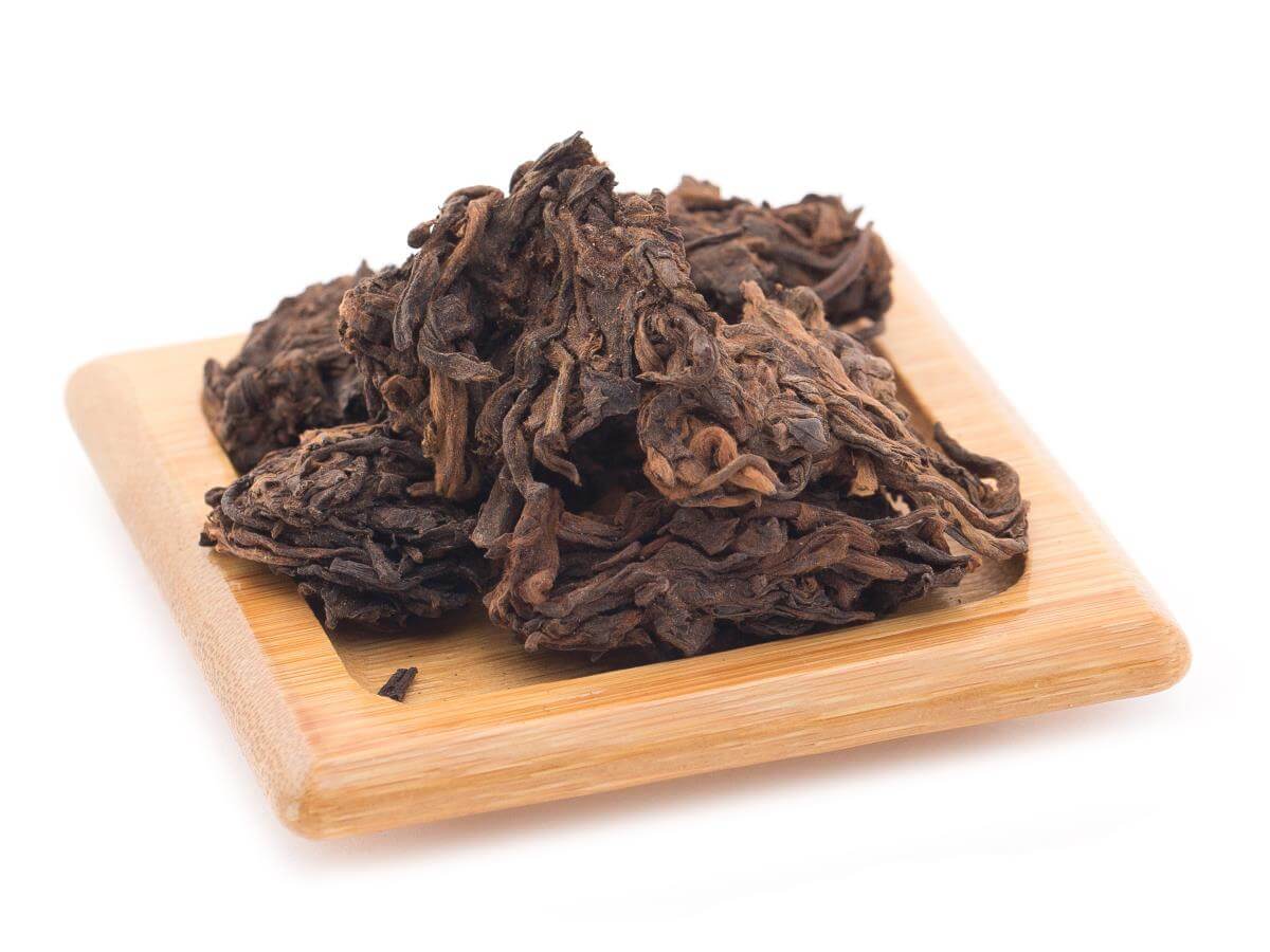 Loose Leaf Pu-erh Tea - Шу пуэр 2012 г. "Лао ча тоу" (Старые чайные головы)