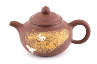 Clay teapot "Dance of flowers", 220 ml. Price: ₽3,700 rub.