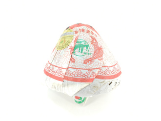 Pressed Rip Pu-erh Tea - Шу пуэр 2012 г. "Улянь Шань" марки "Тулинь" гриб 250 г