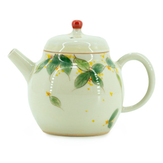Hand-painted celadon teapot "Leaves" 110ml. Price: ₽4,330 rub.
