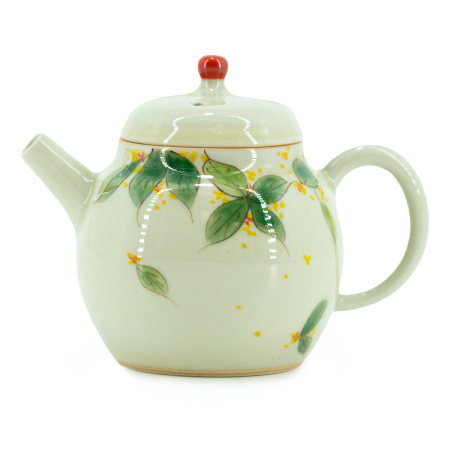 Hand-painted celadon teapot "Leaves" 110ml. Price: ₽4,330 rub.