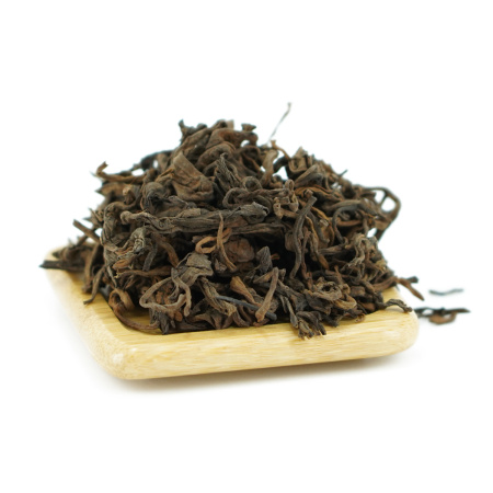 Loose Leaf Pu-erh Tea - Gushu shu puer 2022 Mengsun, Bulan shan gushu (a blend of centuries-old trees from the Mengsun and Bulan mountains), 