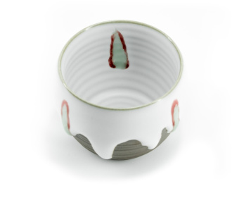 Handmade ceramic bowl "White Tulip", 110 ml | 茶杯. Price: ₽2,190 rub.