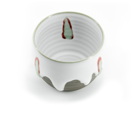 Handmade ceramic bowl "White Tulip", 110 ml | 茶杯. Price: ₽2,190 rub.