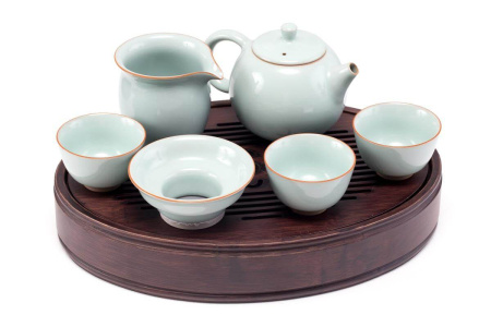 Чайный селадоновый сервиз "Чайный путь". Price: ₽26,960 rub.