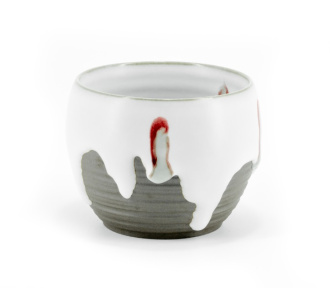 Handmade ceramic bowl "White Tulip", 110 ml | 茶杯. Price: ₽2,190 rub.
