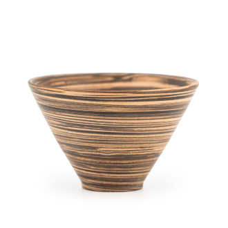 Ceramic bowl from Qinzhou, Guangxi "Whirlpool", 140 ml | 茶杯. Price: ₽3,220 rub.
