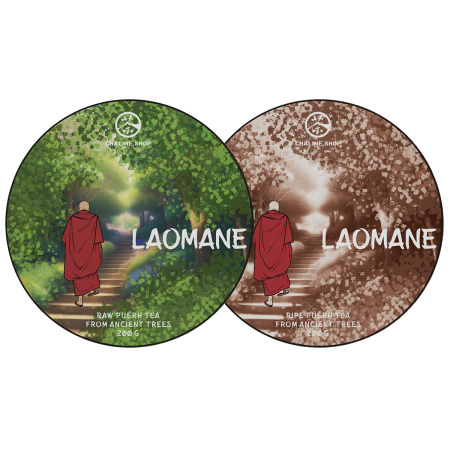 Shu and Sheng pu-erh from old Laoman trees of the Tea Line brand|Discounted sets