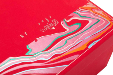 Gift packaging with jars for loose tea "Hongyu". Price: ₽4,680 rub.