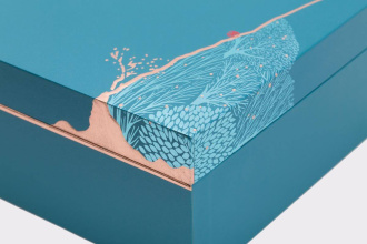 Gift box with loose tea jars "Tea Party by the Sea". Price: ₽5,420 rub.