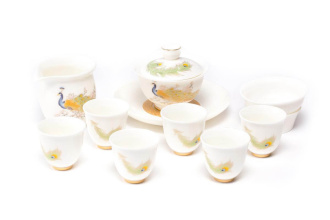 Чайный сервиз "Павлиньи перья". Price: ₽25,960 rub.