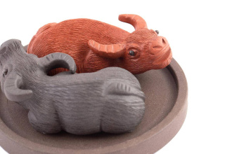 Уценённая чайная фигурка глиняная "Слияние энергий Инь и Ян". Price: ₽2,940 rub.