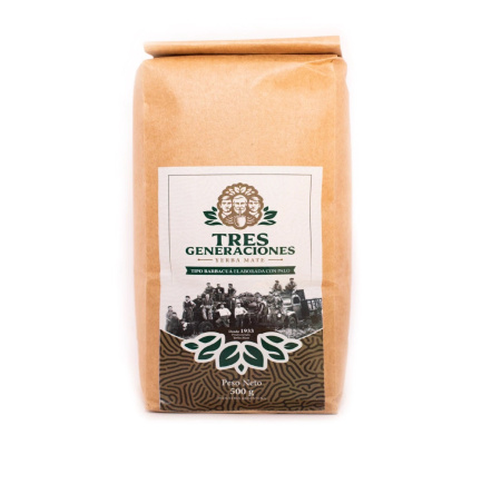 Yerba Mate - Йерба Мате "Tres Generaciones Barbacua", 500 г, 