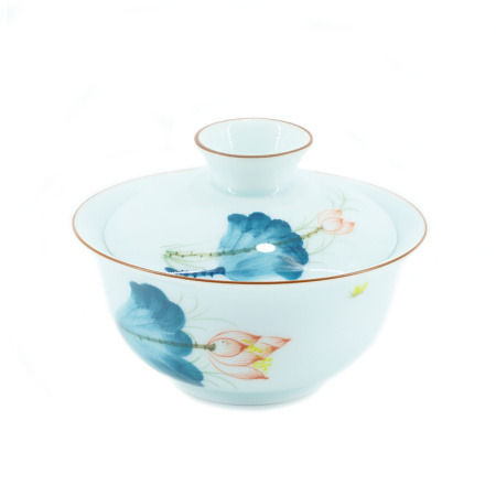 Gaiwan "Lotus with Brown Border", 180 ml. Price: ₽2,570 rub.