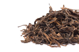 Loose Leaf Pu-erh Tea - Shu puer 2025 Hua Zhu Liang Zi da shu (From the big trees of Hua Zhu Liang Zi village), 