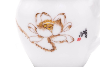Chahai (gongdaobei) ceramic "Bai Mudan", 160 ml. Price: ₽1,090 rub.