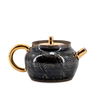 Clay teapot "Golden Sky at Night", 120 ml.. Price: ₽12,190 rub.