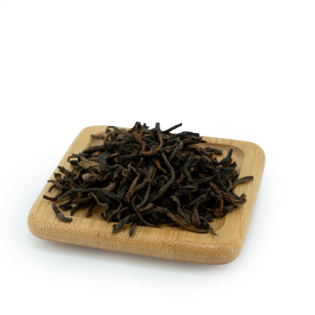 Loose Leaf Pu-erh Tea - Shu puer 2019 with camphor aroma from large trees from Yongde (Yongde da shu), 