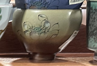 Пиала фарфоровая "Коричневый цветок лотоса", 100 мл. | 茶杯. Price: ₽1,390 rub.