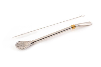 Bombilla for mate (bombilla) metal straw with a "Spatula" filter. Price: ₽1,210 rub.
