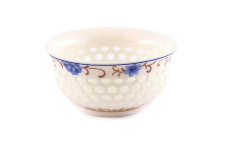 Rice porcelain bowl "Beads and flowers", 50 ml. | 茶杯. Price: ₽270 rub.