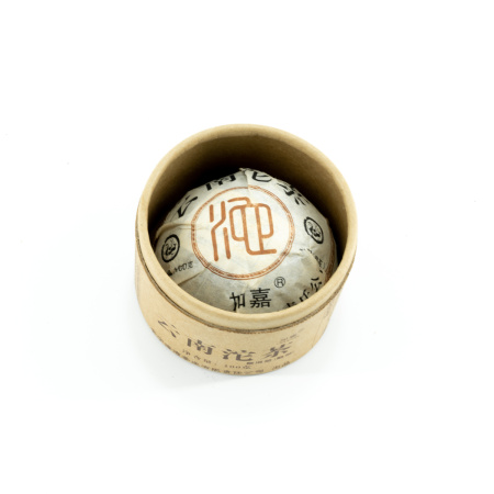 Pressed Rip Pu-erh Tea - Шу пуэр 2006 г. "Хайваньская точа из Юньнань" завода "Хайвань" 100 г, 