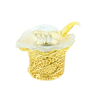 Strainer with stand "Golden Leaf". Price: ₽3,860 rub.