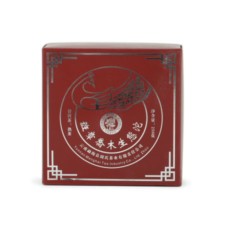 Pressed Rip Pu-erh Tea - Шу пуэр 2022 г. "Баньчжан Цяому" завода "Чжоуши " 250 г, 