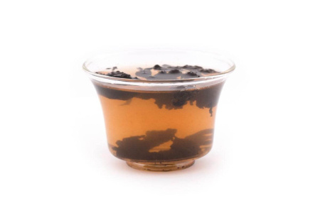 Loose Leaf Pu-erh Tea - Шу пуэр 2016 г. "Цзиндун Лаочатоу" (Старые чайные головы из Цзиндун), 