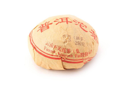 Pressed Rip Pu-erh Tea - Шу пуэр 2017 г. "Цзято" завода "Сягуань" гнездо 250 г, 