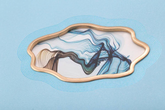 Gift packaging with jars for loose tea "Tea Tide". Price: ₽5,420 rub.