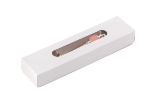 Bombilla for mate (bombilla) metal straw with a Rose Quartz filter. Price: ₽2,830 rub.