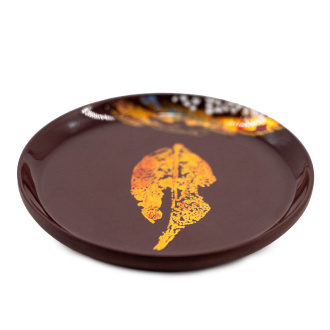 Teapot or bowl stand "Burgundy Leaf". Price: ₽1,610 rub.