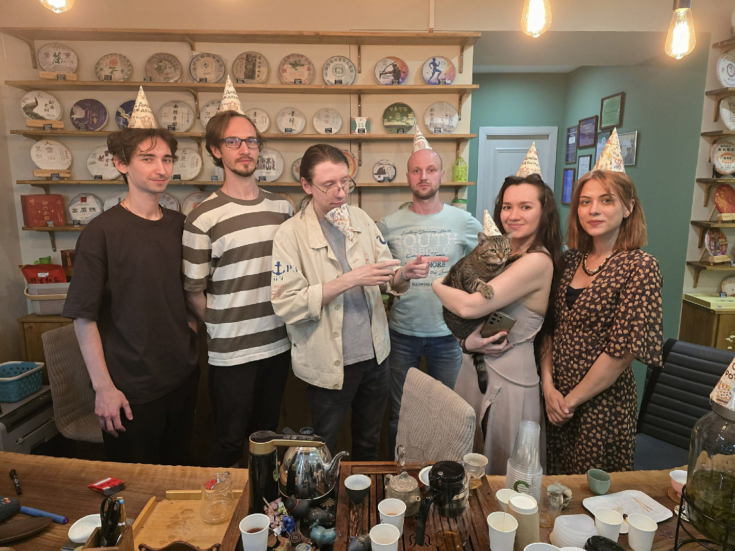 Memorial party in honor of the birthday of Tea Line