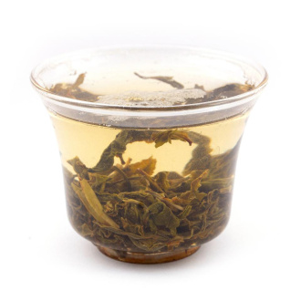 Loose Leaf Pu-erh Tea - Sheng Puer 2023 Mensun da shu (from the big trees of the Mensun Mountains), 