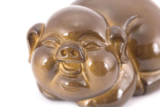 Color-changing toy "Golden Pig". Price: ₽1,230 rub.