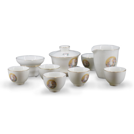 Сервиз керамический "Садовый кролик". Price: ₽16,100 rub.