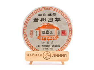 Pressed Rip Pu-erh Tea - Шу пуэр 2013 г. "Со старых деревьев Баньчжанван" 357 г