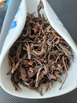 Loose Leaf Pu-erh Tea - Shu Puer 2023 "Bulan da shu" (Big trees of the Bulan mountains)