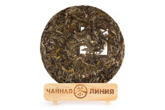 Chaline Pu-erh Tea - Sheng puer 2019 "Remember the goal" brand "Tea Line" 357 g, 