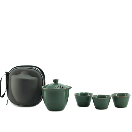 Celadon travel tea set with a transparent bag "Expedition" 180. Price: ₽4,390 rub.