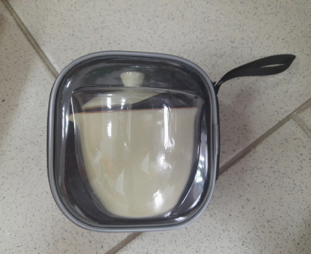 A two-person travel tea set with a transparent bag, "Himalayas". Price: ₽4,390 rub.