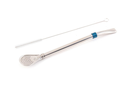 Bombilla for mate (bombilla) metal tube with a "Spoon" filter. Price: ₽1,070 rub.